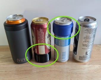 12oz can adapter for 16oz tall can cooler