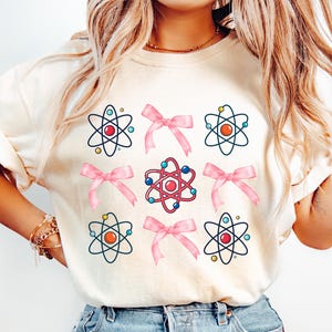 STEMinist Comfort Colors Shirt, Women in Science Coquette Shirt, STEM Student, Science Technology Engineering and Math T Shirt, Feminist tee