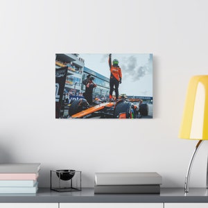 Lando NORRIS F1 WIN Miami 2024 / F1 Canvas / Formula One Motorsport Canvas / Gift for F1 Fans / F1 Wall Art image 4