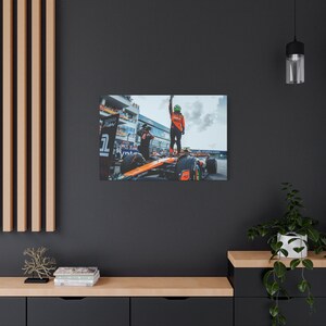 Lando NORRIS F1 WIN Miami 2024 / F1 Canvas / Formula One Motorsport Canvas / Gift for F1 Fans / F1 Wall Art image 3