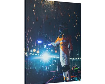 Lando NORRIS F1 WIN Singapore 2024 / F1 Canvas / Formula One Motorsport Canvas / Gift for F1 Fans / F1 Wall Art