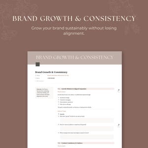 Soulful Brand Workbook: 7-Step Brand Building Notion Template (Digital Download) image 9