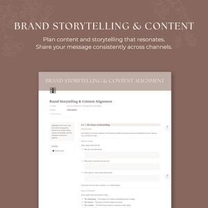 Soulful Brand Workbook: 7-Step Brand Building Notion Template (Digital Download) image 8