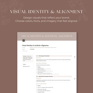 Soulful Brand Workbook: 7-Step Brand Building Notion Template (Digital Download) image 6