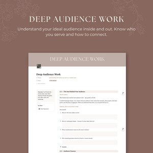 Soulful Brand Workbook: 7-Step Brand Building Notion Template (Digital Download) image 4