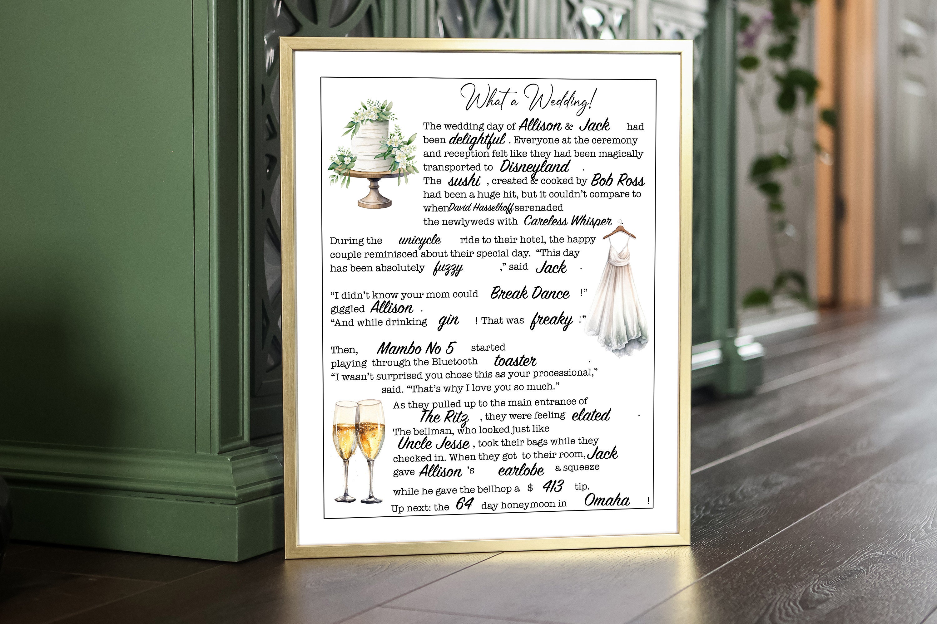 Bridal Shower Riddles Pdf Bridal Shower Game: Unique Wedding Story Activity (PDF) - Etsy