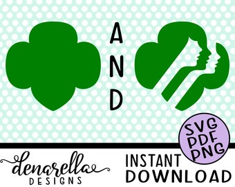 Girl Scout Trefoil logo | SVG | Instant Download  Girl scouts, Girl scout SVG, Girl scout cookies, Girl scout Troop, trefoil svg