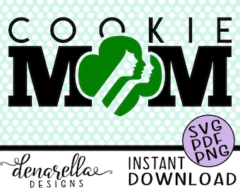Girl Scout Cookie Mom - SVG - Instant Download