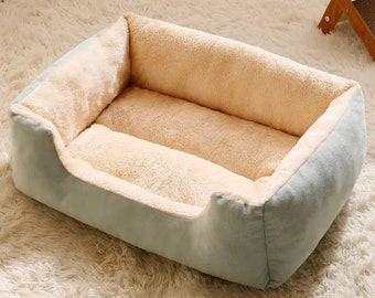 Luxury Cat Bed | Comfy Pet Bed for Cats and Dogs | Large Plush Bed | Elevated Design | Gift for Cat Lovers | Cozy Sleeping Space