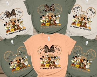 Personalized Disney Animal Kingdom 2026 Shirts, Custom Animal Kingdom Group Shirt, Hakuna Matata Family Shirt, Animal Kingdom Matching Shirt
