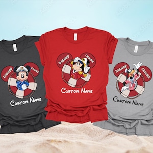 Benutzerdefinierte Disney Cruise Shirt, Disney Familie 2025 Shirts, personalisierte Disney Cruise Matching Shirt, Disney Cruise Familienurlaub T-Shirt