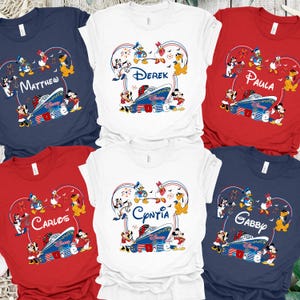 Disney Cruise Shirt, individuelles Disney Cruise Familienurlaub T-Shirt, Disney Cruise Gruppenshirts, Disney Familie Passendes Cruise Shirt, Disney Trip