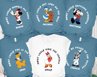 Personalized Disney Cruise Group Shirt, Disney Cruise 2025 Shirt, Disney Cruise Group Shirt, Disney Cruise Squad Shirt, Mickey Cruise Shirt