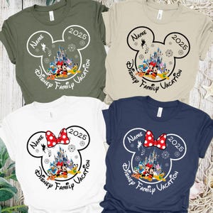 Personalized Disney Group Shirt, Disney 2025 Shirt, Disney Matching Shirt, Disney Family Trip Shirt 2025,Disney Family Matching Shirts