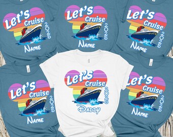 Aangepaste Disney Family Cruise shirt, Disney Cruise 2025 shirt, Disney Cruise bijpassende shirts, Disney Cruise vakantie shirts, Disney Cruise T-shirt