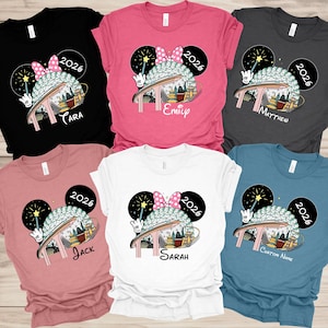 Custom Disney Epcot 2026 Shirt, Disney Epcot Matching Shirt, Disney Family Matching Shirt, Disney Epcot Name Shirt, World Traveler Shirt