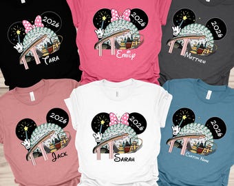 Custom Disney Epcot 2026 Shirt, Disney Epcot Matching Shirt, Disney Family Matching Shirt, Disney Epcot Name Shirt, World Traveler Shirt