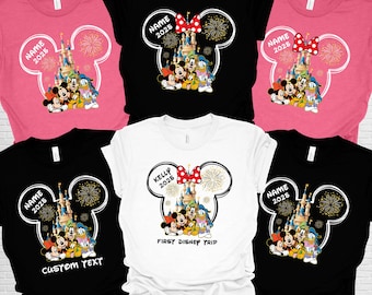 Custom Disney 2025 Shirts, Custom Matching Disney Shirts, Personalized Disney Vacation Shirt, Disney Family Shirts With Custom Names