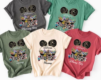 Comfort Colors Disney Hollywood Studios 2026 Shirt, Custom Hollywood Studios Shirt, Disney Family Matching Shirt, Personalized Disney Shirt