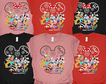 Custom Disney Family Shirt, Personalized Disney Family Shirt, Disney Matching Group Shirts, Disneyworld Family Tees, Disneyland 2025 Shirts