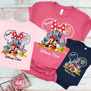 Personalized Disney Shirts, Custom Disney Vacation Shirt, Disney Matching Shirts, Disney Family Trip 2025 Shirt, Disney Family Matching Tees