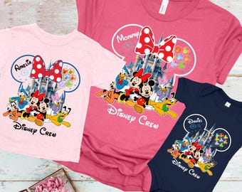 Personalized Disney Shirts, Custom Disney Vacation Shirt, Disney Matching Shirts, Disney Family Trip 2025 Shirt, Disney Family Matching Tees