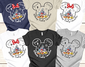 Custom Disney Group Shirt, Disney Trip 2026 Shirt, Disneyworld Matching Shirt, Disney Family Vacation Shirt, Disney Family Matching Shirts