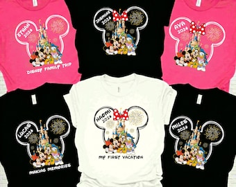 Custom Disney 2026 Shirts, Custom Matching Disney Shirts, Personalized Disney Vacation Shirt, Disney Family Shirts With Custom Names