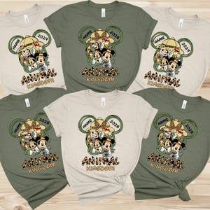 Benutzerdefinierte Disney Animal Kingdom 2025 Shirt, Animal Kingdom 2025 Passende Shirt, Disneyland Animal Kingdom Familie Shirt, Disney World Tee
