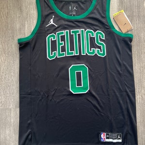 Jayson Tatum Boston Celtics Black Jersey Mens Large Etsy
