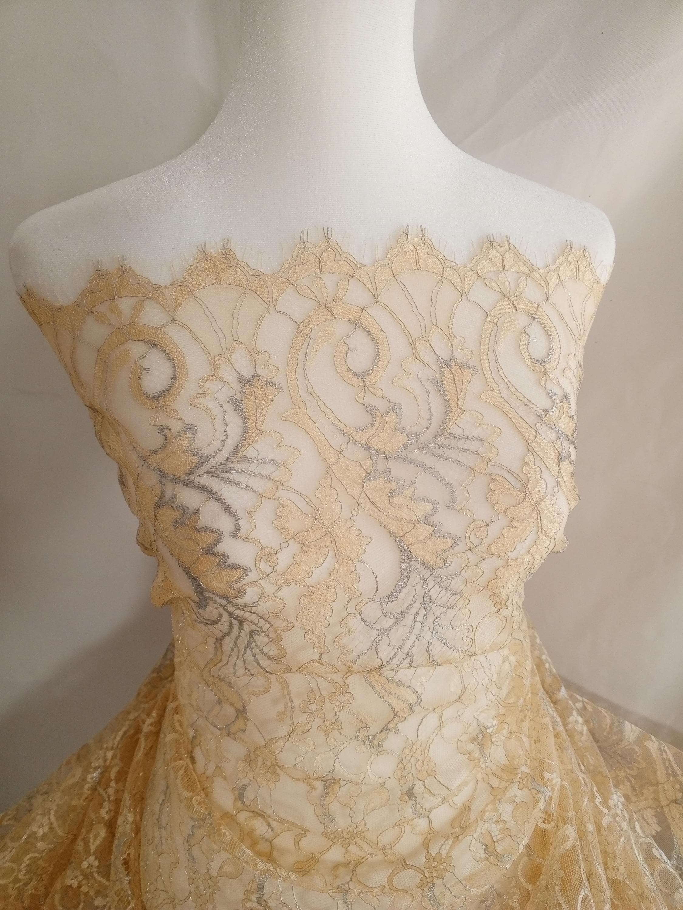 knee length dresses for ladies Leavers Lace main image 0
