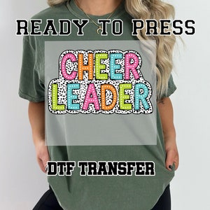 Dalmatian Cheerleader DTF Transfer, Sport T-Shirt