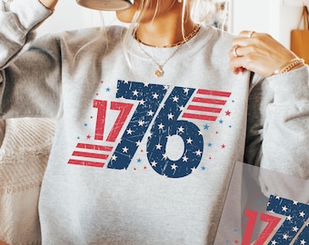 1776 USA Flag DTF Transfer, Patriotic 4th of July Dtf Transfers