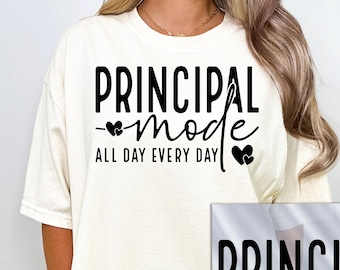 Teacher DTF Transfer, Principal Teacher Ready to Press Back to School Prints
