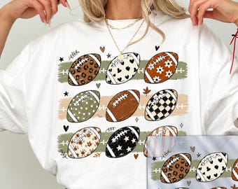 Boho Football Dtf Transfer, Game Day Ready To Press Dtf Transfer, Sport Transfer