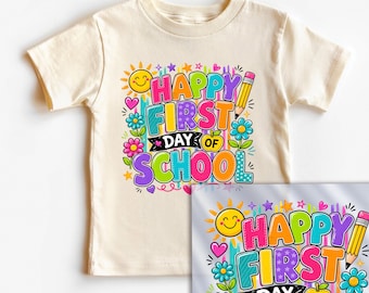 First Day Of School Ready to Press Dtf Transfer, Kids Back to School, Cute Kids First Day of School