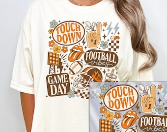 Touchdown Dtf Transfer , Football Dtf Transfers, Football Season dtf Print