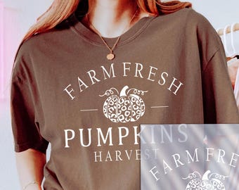 Pumpkin Dtf Transfer, Farm Fresh Ready to Press DTF Transfers, Fall Dtf Print