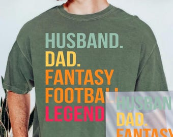 Football Dad Dtf Transfer, Fantasy Football Dtf Transfers, Sport Iron on Transfer