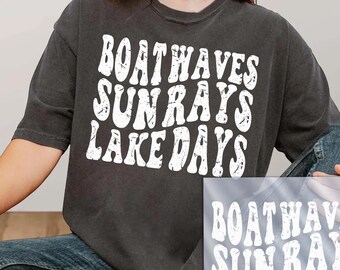 Lake Dtf Transfer, Lake Days Dtf Transfers, Summer Iron on Transfer