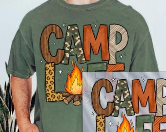 Traslados DTF para camping, traslados DTF para campamento, traslado DTF para fogata