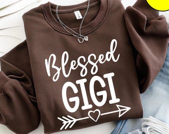 Bendita GIGI Dtf Transferencia, Gigi Lista para Presionar Abuela Dtf Transferencias