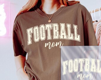 Football Mom DTF Transfers, Game Day Mom Ready to Press Iron on Transfer