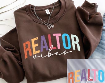 Transferencias DTF de bienes raíces, Realtor Vibes listo para presionar la transferencia DTF