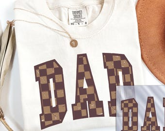 Transferencias DTF para papá, Transferencia DTF para el Día del Padre, Diseño de camiseta listo para imprimir