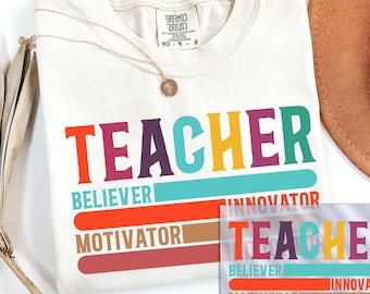 Teacher Dtf Transfer, Back to School Dtf Transfers, Inspiration School Iron on Transfer