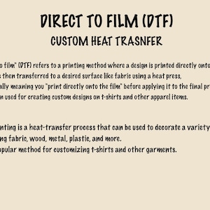 a piece of paper with words describing different types of film