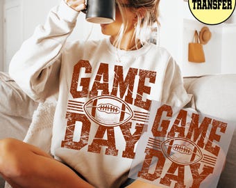 Football Game Dtf Transfer, Football Game Day Ready To Press Dtf Transfer, Sport Transfer, Game day transfer