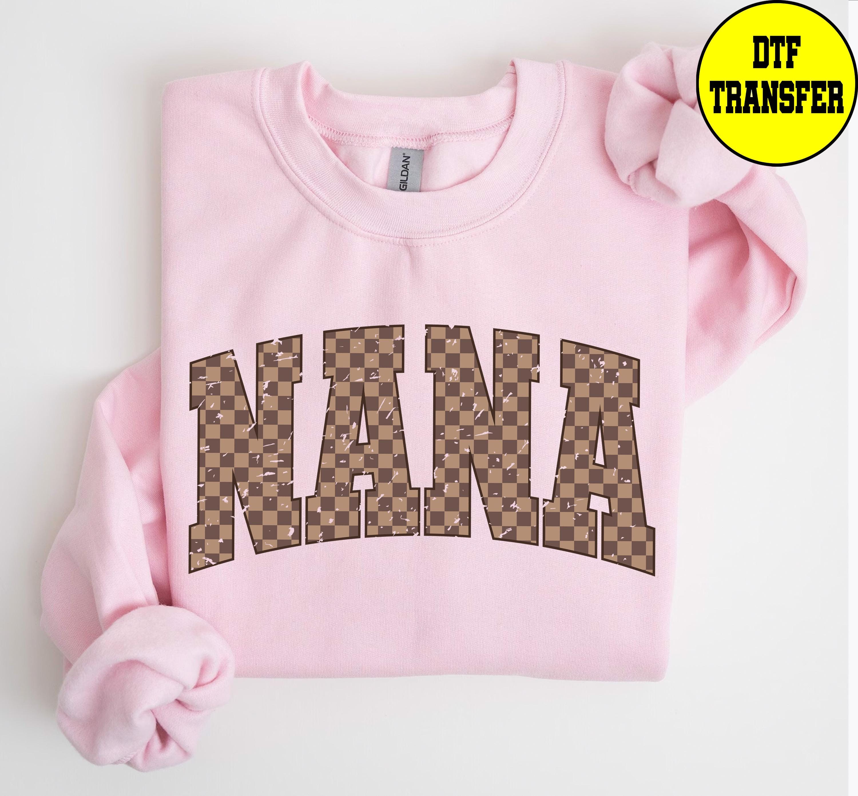 Mama Checked Dtf Transfer, Retro Brown Mama Ready to Press Dtf Transfer ...