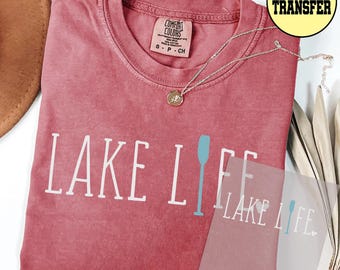 Lake Life Dtf Transfer, Dtf Transfer Ready for Press, Lake Dtf Transfers, Summer Lake Dtf Transfer, Lake Vibes Dtf Transfer